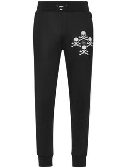 Philipp Plein: Чёрные брюки  Skull