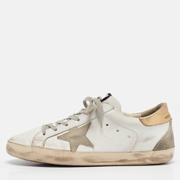 Golden Goose: Белые кроссовки  Superstar
