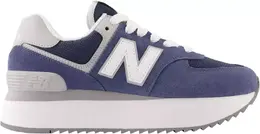 New Balance: Синие кроссовки  574