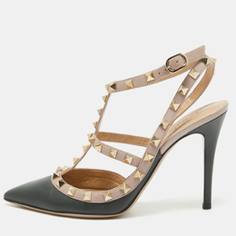 Valentino: Зелёные туфли  Rockstud