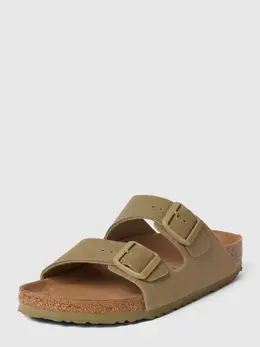 Birkenstock: Сабо цвета хаки 