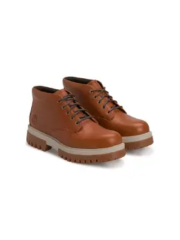 Timberland: Коричневые ботинки 