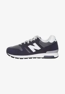 New Balance: Синие кроссовки 