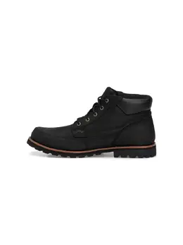 Timberland: Чёрные ботинки 