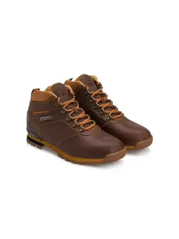 Timberland: Коричневые ботинки 
