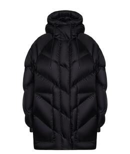 MONCLER: Чёрный пуховик 