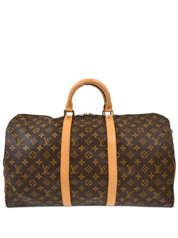 Louis Vuitton Pre-Owned: Коричневая сумка 