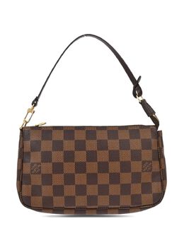 Louis Vuitton Pre-Owned: Коричневый клатч 