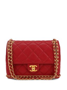 CHANEL Pre-Owned: Красная сумка 