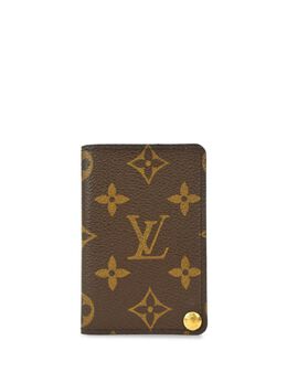 Louis Vuitton Pre-Owned: Коричневый картхолдер 