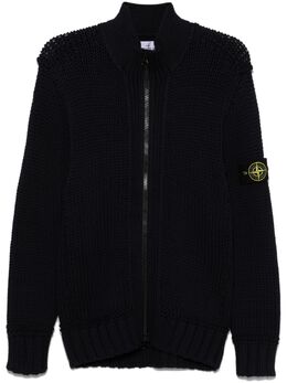 Stone Island: Синий кардиган 