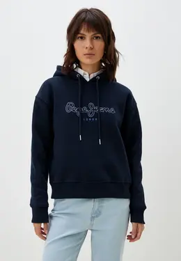 Pepe Jeans: Синяя толстовка 