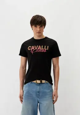 Cavalli Class: Чёрная футболка 