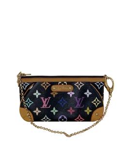 LOUIS VUITTON: Чёрная сумка 