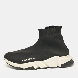 Balenciaga: Чёрные кроссовки  Speed Trainer