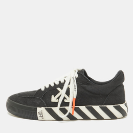 Off-White: Чёрные кроссовки  Vulcanized