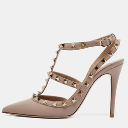 Valentino: Розовые туфли  Rockstud