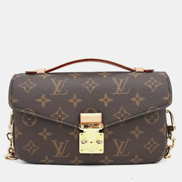 Louis Vuitton: Коричневая сумка  Pochette