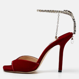 Jimmy Choo: Красные сандалии  Saeda