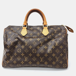 Louis Vuitton: Коричневая сумка  Speedy