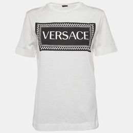 Versace: Белая футболка 