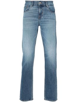 7 For All Mankind: Светлые джинсы  Slimmy