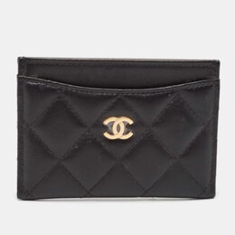 Chanel: Чёрный картхолдер 