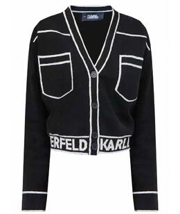 KARL LAGERFELD: Хлопковый кардиган 