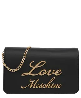 Love Moschino: Чёрная сумка через плечо 