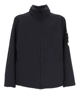 Stone Island: Голубая куртка 