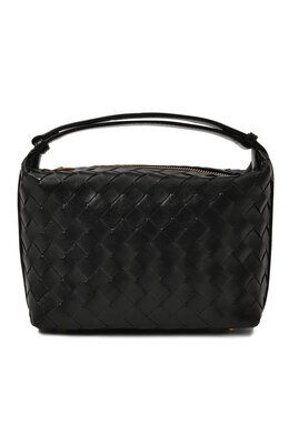 Bottega Veneta: Чёрная сумка 