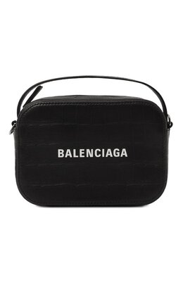 Balenciaga: Чёрная сумка  Everyday XS