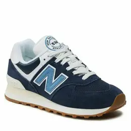 New Balance: Бежевые кроссовки  574