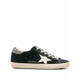 Golden Goose: Чёрные кроссовки  Superstar