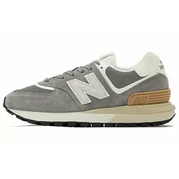 New Balance: Серые кроссовки  574