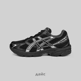 ASICS: Чёрные кроссовки  Gel-1130