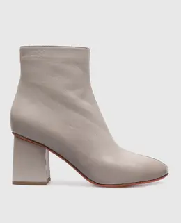 Santoni: Серые ботинки 