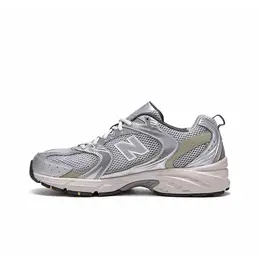 New Balance: Серебристые кроссовки  530