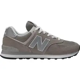 New Balance: Серые кроссовки  574