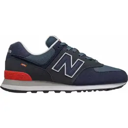 New Balance: Синие кроссовки  574