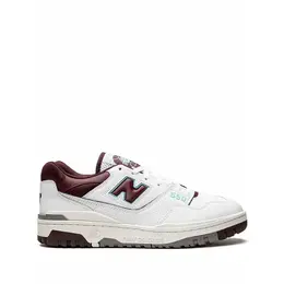 New Balance: Серебристые кроссовки  550