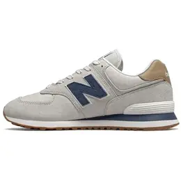 New Balance: Серые кроссовки  574