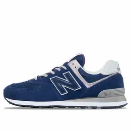 New Balance: Синие кроссовки  574