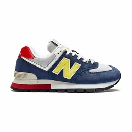 New Balance: Синие кроссовки  574