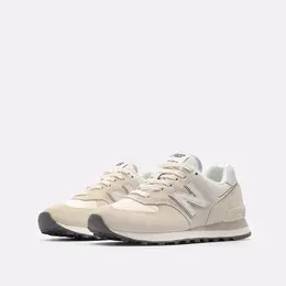 New Balance: Бежевые кроссовки  574