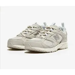 New Balance: Бежевые кроссовки 
