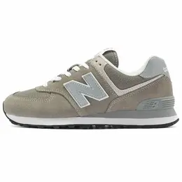 New Balance: Бежевые кроссовки 