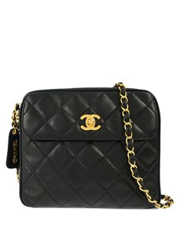 CHANEL Pre-Owned: Чёрная сумка 