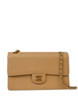 CHANEL Pre-Owned: Бежевая сумка 
