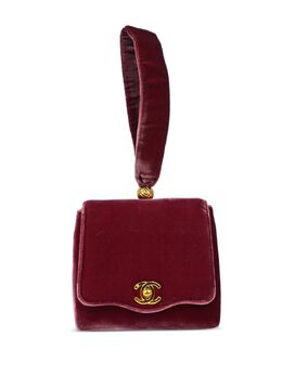 CHANEL Pre-Owned: Розовый клатч 